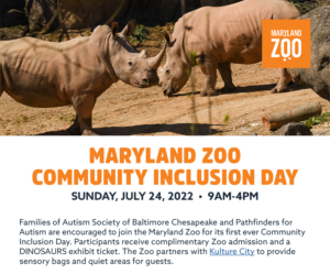 Zoo Community Inclusion Day July 24